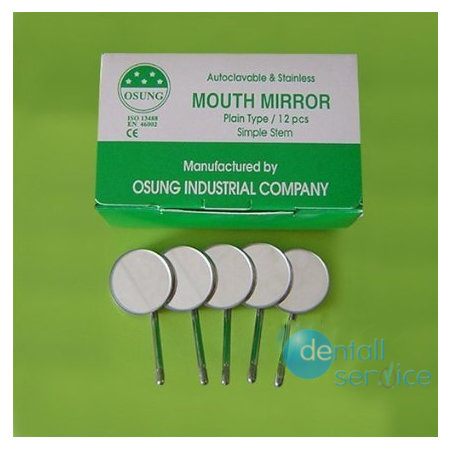 Зеркало интраоральное, DMSS5, 12 шт., Osung (Южная Корея)