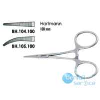Зажим Hartmann изогнутый, 100 мм., BH.105.100, Falcon Surgical (Пакистан)