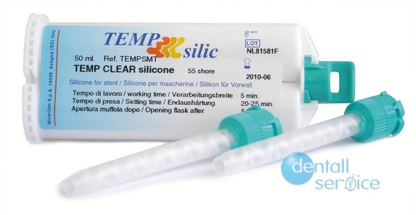 Силикон прозрачный Silicone for Stent, для моделей, картридж 50 мл, Micerium S.p.A. (Италия)