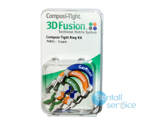 Набор колец для матриц 3D Fusion FXR01, 3 шт, Garrison Dental Solutions (США)