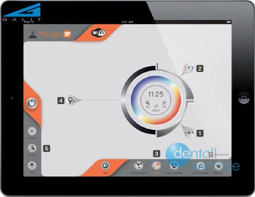 Светодиодный стоматологический светильник IRIS VIEW, G.Comm S.r.l. (Италия)
