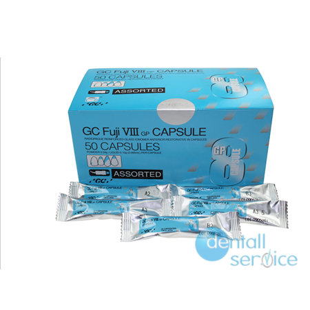Стеклоиономерный реставрационный цемент, FUJI VIII GP Capsules, 50 капсул, GC (Япония)