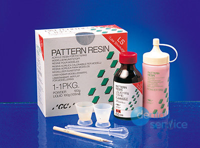 Пластмасса PATTERN RESIN LS, порошок и жидкость: 100 г + 100 мл, GC (Япония)