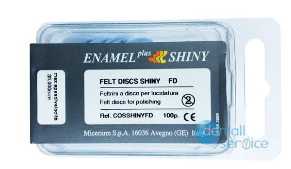 Полировочные фетровые диски Felt Discs, 100 шт., Micerium S.p.A. (Италия)