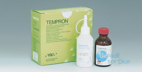 Пластмасса TEMPRON, порошок и жидкость: 100 г + 100 мл, GC (Япония)