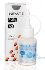 Пластмасса UNIFAST III, порошок 35 г, GC (Япония)