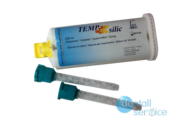 Силикон прозрачный Temp Silic for Dentist, 5 картриджей по 50 мл, Micerium S.p.A. (Италия)