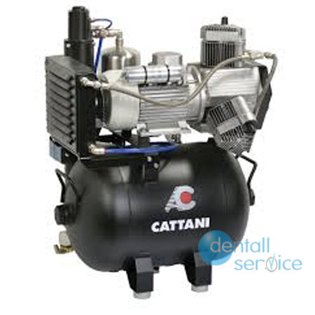 Компрессор Cattani, 24 л, 67.5 л/мин, oдноцилиндровый, Cattani (Италия)