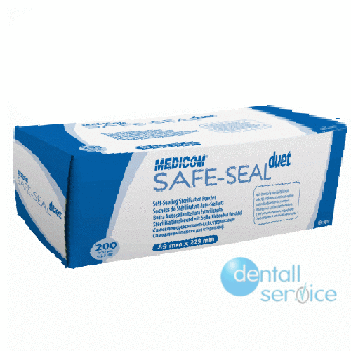 Пакеты для стерилизации Safe-Seal Duet 5.7х10.2 см, (200 шт.), Medicom Healthcare B.V (Нидерланды)