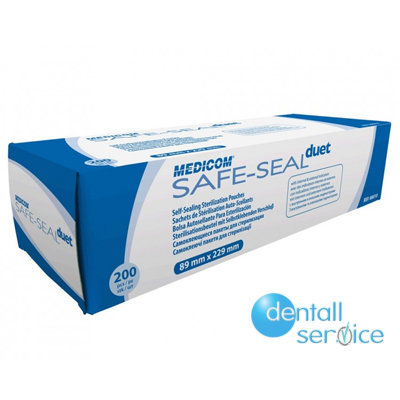 Пакеты для стерилизации Safe-Seal Duet 5.7х10.2 см, (200 шт.), Medicom Healthcare B.V (Нидерланды)