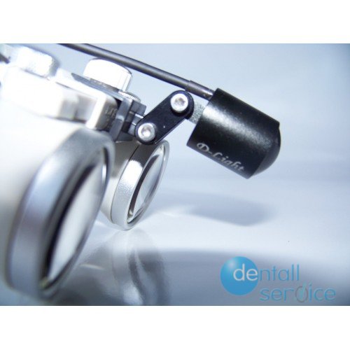 Бинокулярная лупа ECMG LD (микро Галилея) с осветителем D-Light micro XL, Х2.5/3.0, 300-500 мм, УФ фильтр, Ergonoptix (Нидерланды)
