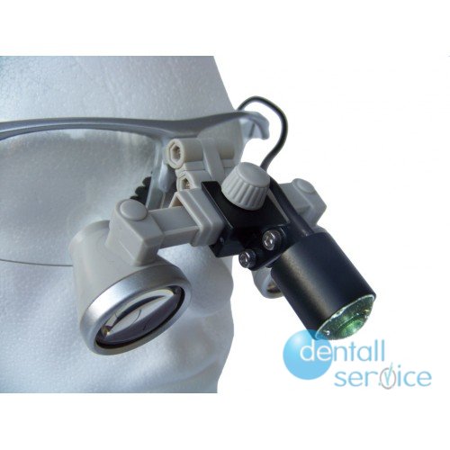 Бинокулярная лупа ECMG LD (микро Галилея) с осветителем D-Light micro XL, Х2.5/3.0, 300-500 мм, УФ фильтр, Ergonoptix (Нидерланды)