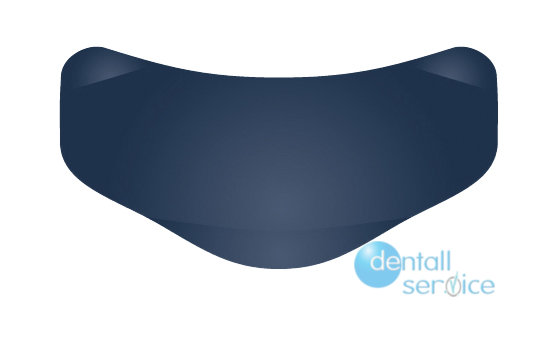 Матрицы секционные Slick Bands с выступом, большие, голубые, 6.4 мм, 30 шт., Garrison Dental Solutions (США)