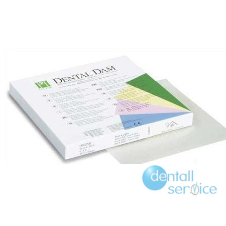 Платки латексные для работы с коффердамом "Dental Dam List Thin", Hygenic (США)