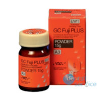 Стеклоиономерный модифицированный цемент, FUJI PLUS EWT, порошок "увеличенное рабочее время", цвет A3, 15 г., GC (Япония)