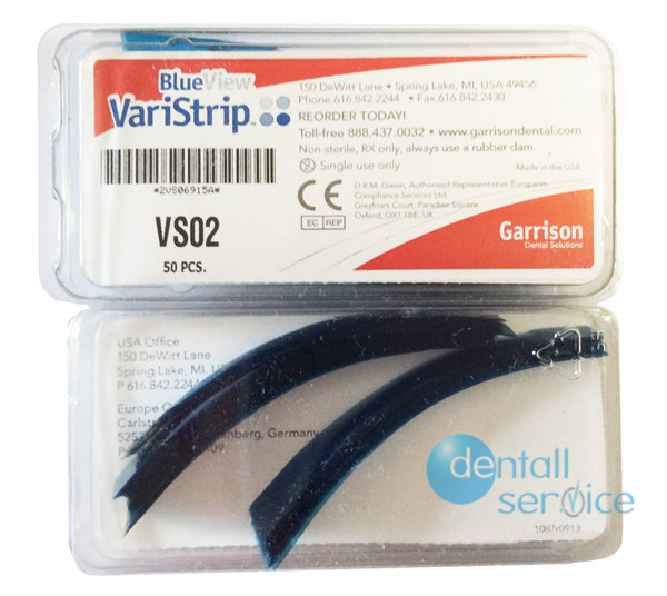 Матрицы Blue View VariStrip Anterior Matrix, 50 шт., Garrison Dental Solutions (США)