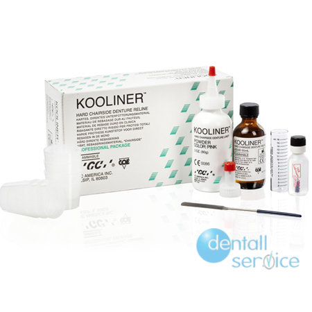 KOOLINER, пластмасса для перебазировки протезов, 80 г + 55 мл., GC (Япония)